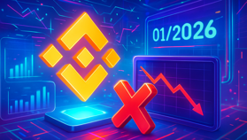 Binance hủy niêm yết 4 hợp đồng vĩnh cửu tháng 1/2026