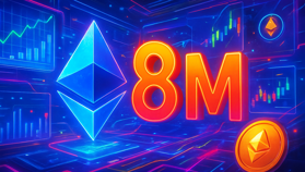 Ethereum đạt 8 triệu người dùng hoạt động, giá ETH vẫn đi ngang vì sao?