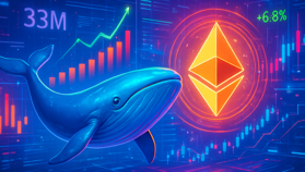 Cá voi mua 33 triệu USD có giúp Ethereum xóa lỗ gần đây?