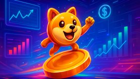 Meme coin 1 chạm vốn hóa 17 triệu USD nhờ cơn sốt truyền thông