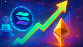 Solana vượt Ethereum nhờ staking và đà tăng thị trường