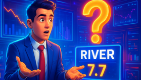 Nhà đầu tư hỏi RIVER có giảm về 7,7 USD khi short tăng?
