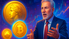 Peter Schiff khơi mào tranh luận vàng token hóa và Bitcoin