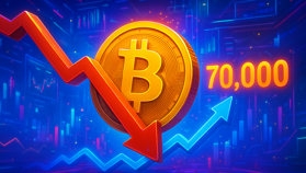 Lực bán kìm hãm đà tăng dù Bitcoin giữ mốc 70.000 USD
