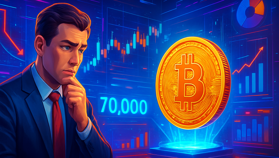 Nhà đầu tư lo suy thoái, Bitcoin đi ngang 70.000 USD: Sắp tăng nửa cuối năm?