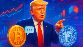Trump yêu cầu rà soát quy định tài khoản Fed cho công ty crypto