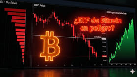 ETF Bitcoin pierden $490M en 3 días: ¿el rally se desinfla?