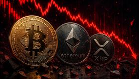 Bitcoin, XRP, Ethereum y otras criptomonedas caen por el desplome de la IA en Wall Street