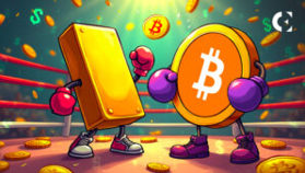 Digitales Gold vs. echtes Gold: Die volatile Rallye von Bitcoin nähert sich 3,5.000 $ Gold
