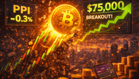 Inflasi Amerika Turun, Bitcoin Langsung Tembus US$ 75.000