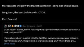 Aster 热潮之后，未发币的 Perp DEX 正在酝酿新一轮机会