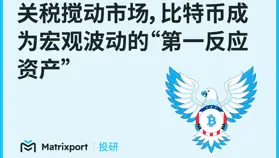 Matrixport 投研：关税搅动市场，比特币成为宏观波动的“第一反应资产”