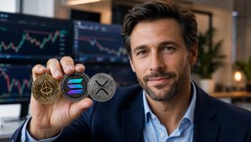 Ethereum, Solana of XRP: welke cryptomunt maakte het meeste van €10 per maand?