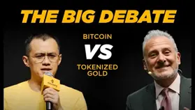 Bitcoin vs. aur tokenizat: dezbaterea dintre CZ și Peter Schiff, programată pentru 4 decembrie, în cadrul Binance Blockchain Week