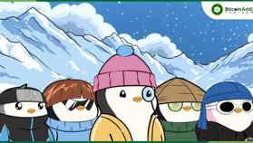Pudgy Penguins ฉุดโวลลุ่ม NFT บนพุ่ง Ethereum กระฉูด หลังเปิดตัวโทเค็น PENGU