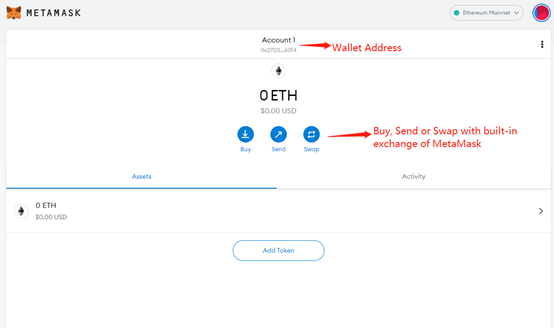 how to send coins to your metamask account