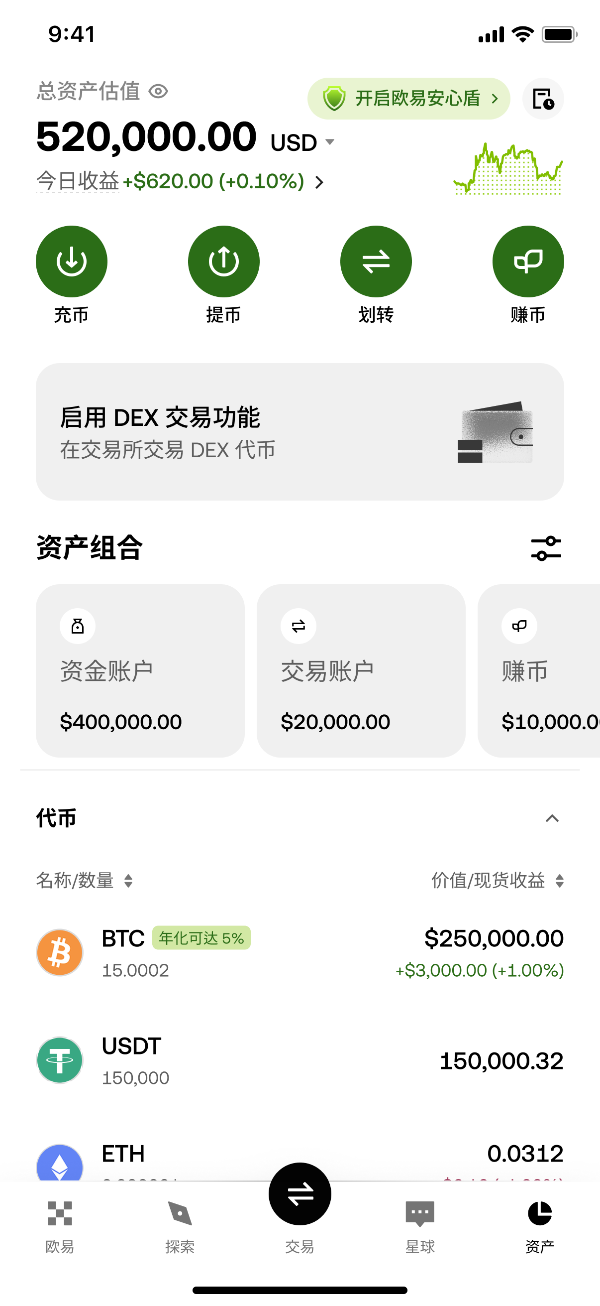 OKX Shield - Asset Entrance