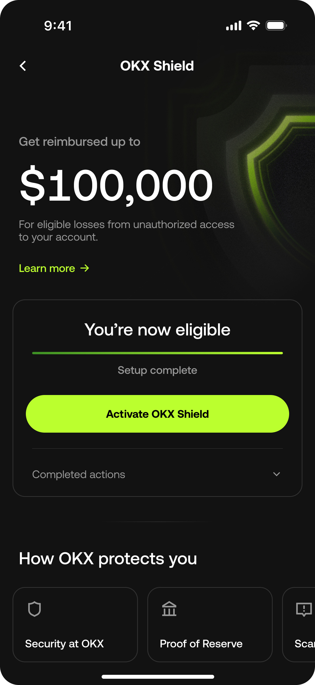 Mobile Activating Page
